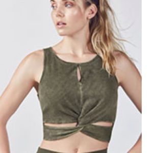 NWT Fabletics talia crop top